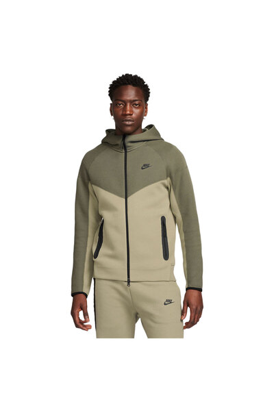 Nike Hanorac sportiv pentru bărbați, din fleece tehnic, tip Windrunner, cu fe...