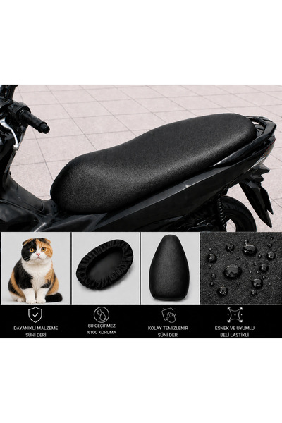 lawrenceshop Husa de protecție pentru șa motocicletei Yamaha YBR 125 2, imper...
