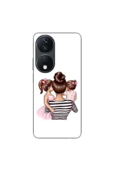 OEM Husa compatibila cu Honor X7b Silicon Gel Tpu Model Mom and Girls