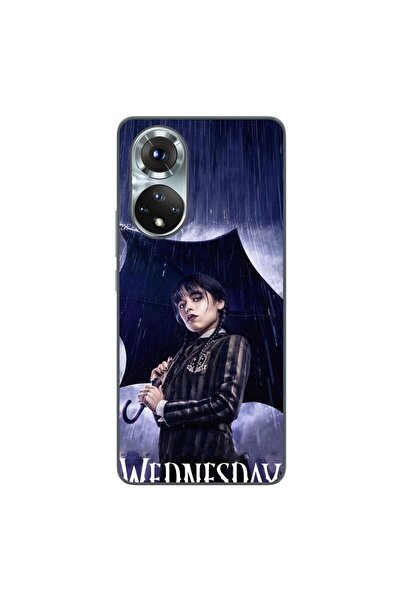 OEM Husa compatibila cu Honor 50 Silicon Gel Tpu Model Wednesday Umbrella