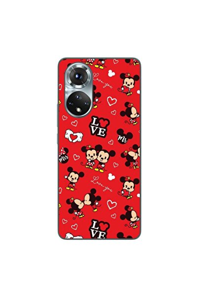 OEM Husa compatibila cu Honor 50 Silicon Gel Tpu Model Mickey Love Pattern Rosie