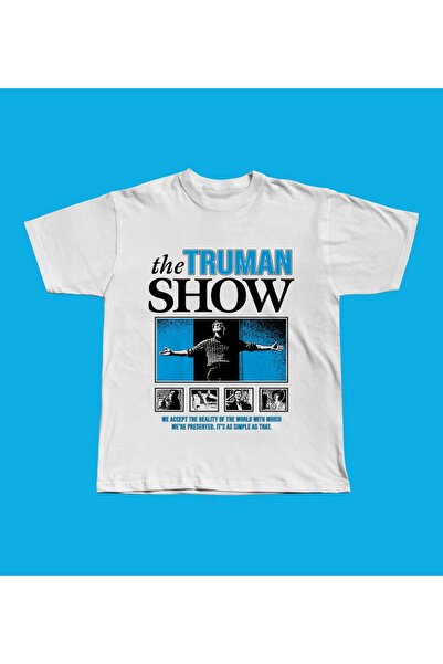 Grafftee Clothing Tricou oversize unisex cu imprimeu Truman Show
