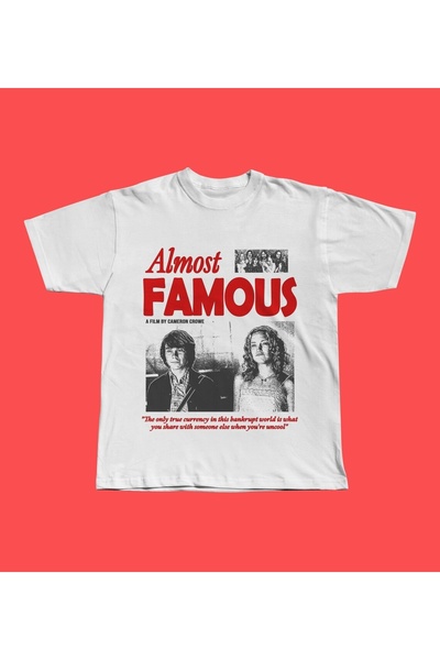 Grafftee Clothing Μπλουζάκι με στάμπα  "Almost Famous " Unisex Oversize