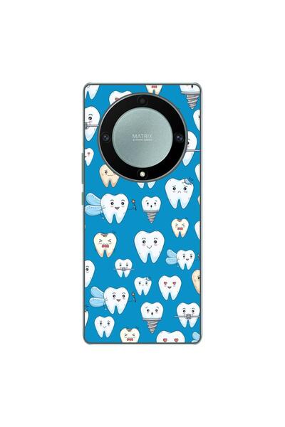 OEM Husa compatibila cu Honor Magic 5 Lite Silicon Gel Tpu Model Dentist Pattern
