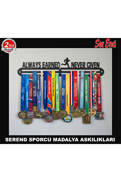 Serend Koşucu Madalya Askılığı, Madalya Askısı, Duvara Monte Madalya Tutucu, Ödül Duvar Askılığı