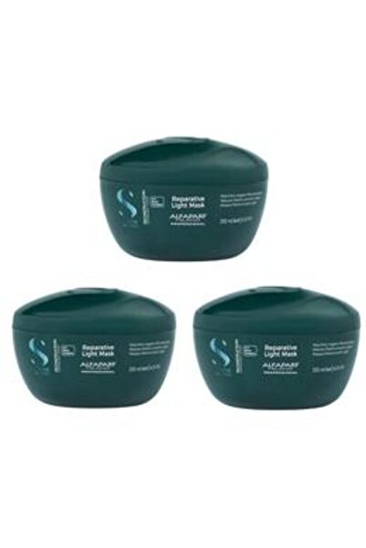 Alfaparf Milano Pachet 3 x Masca de Reconstructie Par Fin si Deteriorat - Sem...