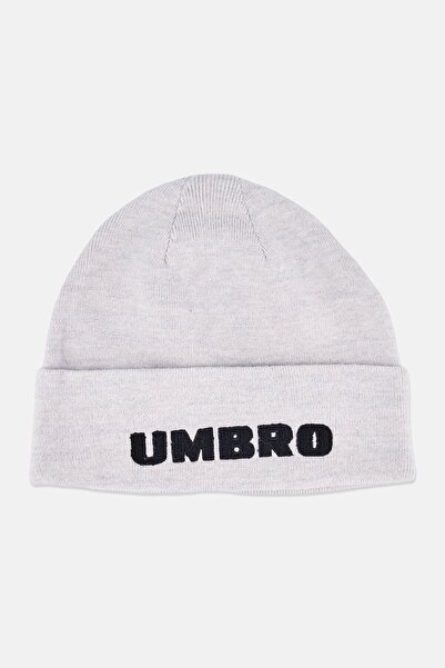 UMBRO قبعة رجالية مطرزة بشعار، رمادي