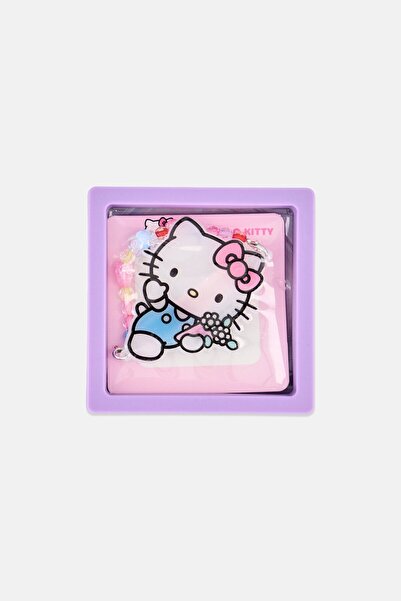 SANRIO مشبك شعر وتعليقة على شكل هالو كيتي للفتيات، متعدد الألوان
