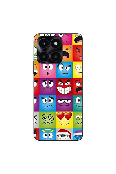 OEM Husa compatibila cu Honor X6a Silicon Gel Tpu Model Funny Faces