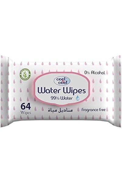 COOL & COOL Baby wet wipes containing 99% water from Cool & Cool, 64 pieces, ...