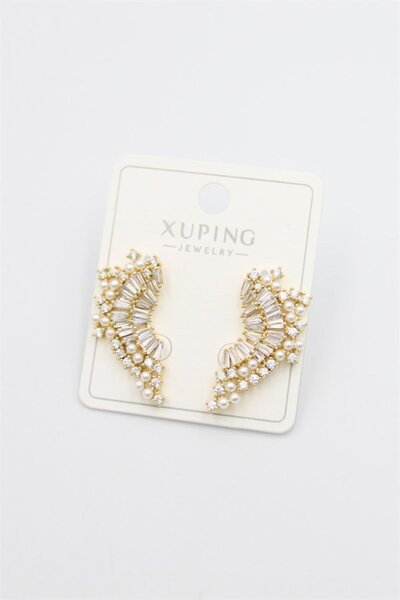 atastore2017 Jewelled Earrings - Gold