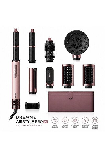Dreame Airstyle Pro HI RLS7 Pembe Premium Saç Şekillendirici ve düzleştici Pr...