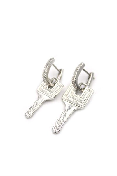 atastore2017 Key Earrings - Silver