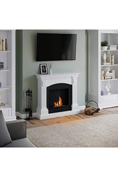 tagu Magna Pure White FreeFlame bioethanol fireplace