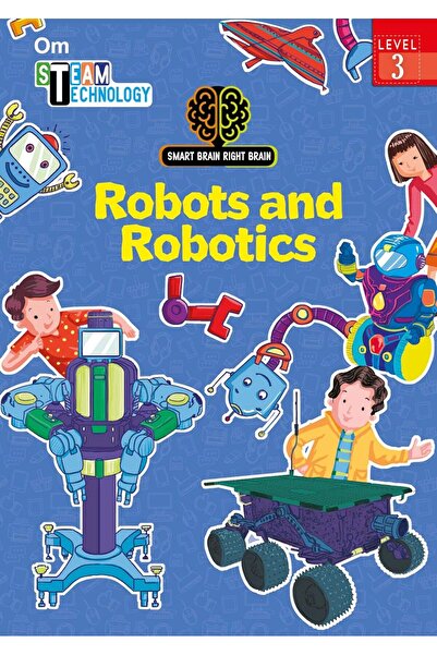 Om Books International Smart Brain Right Brain Science Level 3 Robots And