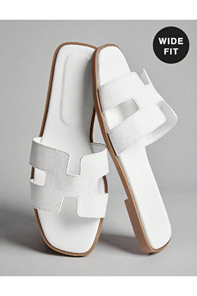 Evendi Slippers, White