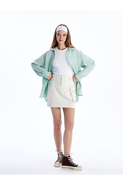 LC Waikiki Standardfit Mini Cargo Jean Skirt for Style Seekers from Uzg Store