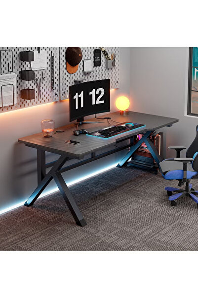 GGEROU Desk, Carbon Fiber Gaming Desk, Home Office Desk, Student Desk