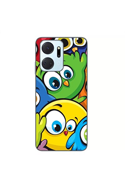 OEM Husa compatibila cu Honor X7a Silicon Gel Tpu Model Bufnite Colorate