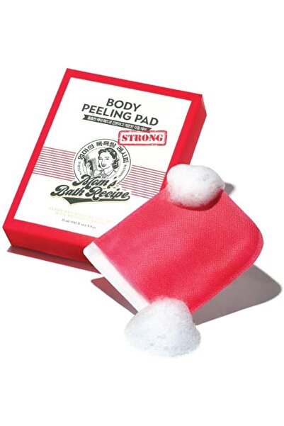 Mom's bath Recipe 8 pcs Korean Body Peeling Pad Strong - Bubble Body Wash & S...