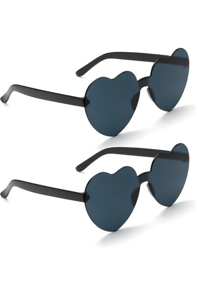 Arabest Oversized Heart Shaped Sunglasses for Bachelorette Party, Fashion Coo...