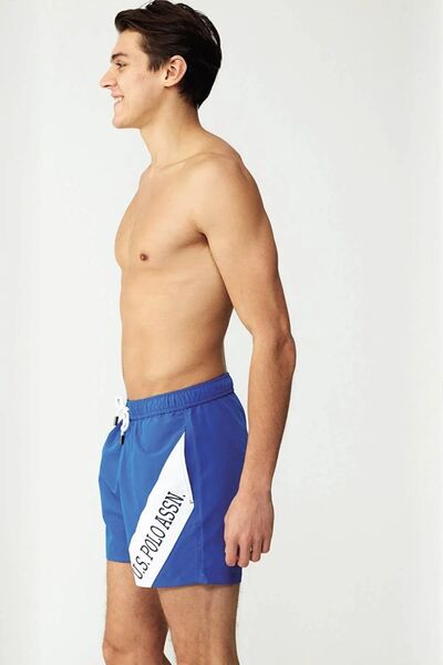 U.S. Polo Assn. Men's Pocketed Swim Shorts Medium Size