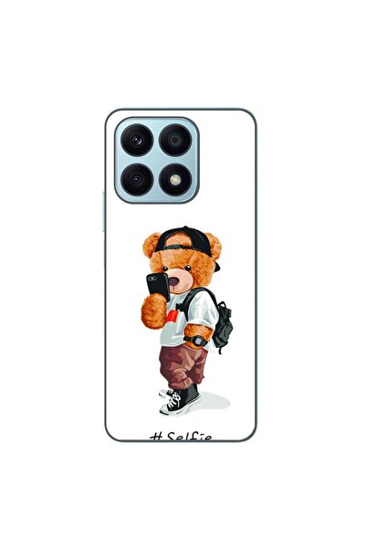 OEM Husa compatibila cu Honor X8a Silicon Gel Tpu Model Bear Teddy Selfie