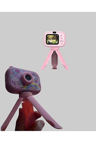 Lizbon Center 1080P HD Çocuk Vlog Kamerası – Tripod ve Eğitici Oyunlarl