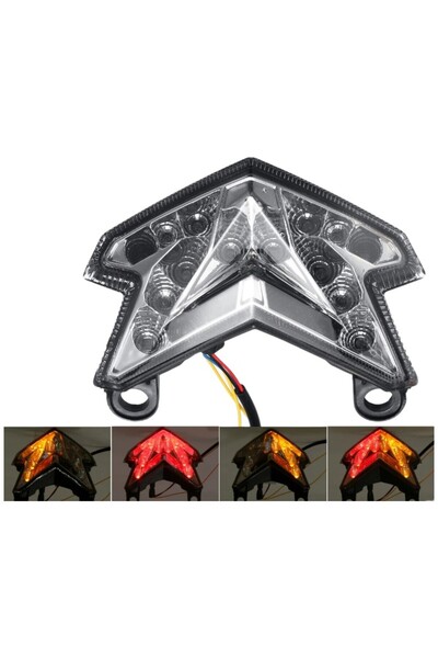 EVO MOTORS Stop LED integrat semnalizari Kawasaki ZX6R Z800 Z125 2013 2018 A1967
