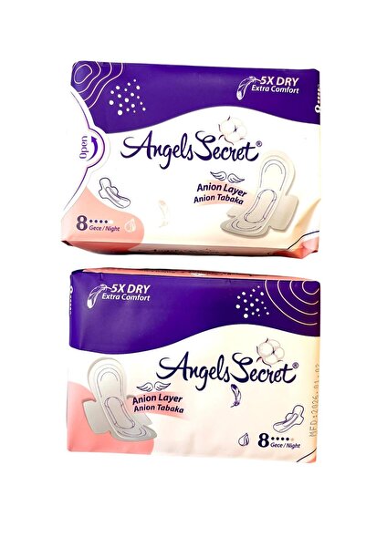 Angels Secret Night Pad with Active Oxygen and Negative Ions, Hygienic Women'...