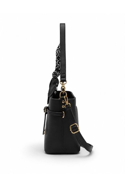 Generic Brand Kevın Shawl Detail Double Handle Bucket Model Women's Shoulder Bag