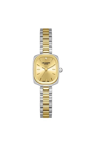 Lee Cooper Women's 3H Gold Dial Watch - LC08347.210