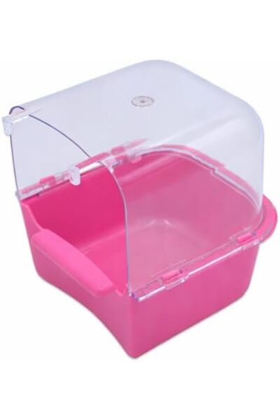 Yıldızan Budgie Bath ‎ 14X13X9 cm (Pink) 1089604