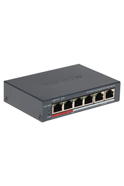 Hikvision SWITCH POE DS-3E0106P-E/M(B) 4 PORTURI