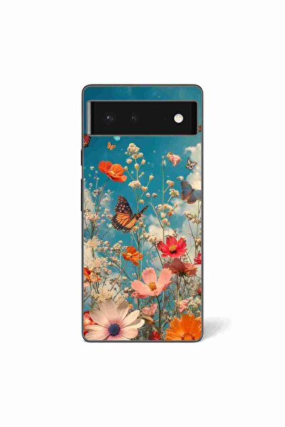OEM Θήκη συμβατή με Google Pixel 6 από σιλικόνη gel TPU με σχέδιο λουλουδιών ...