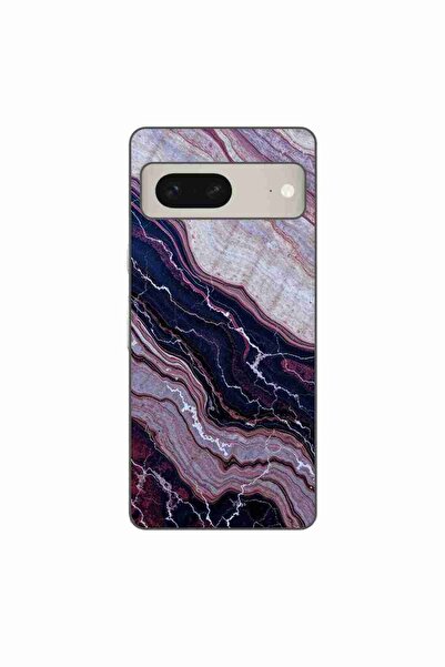 OEM Husa compatibila cu Google Pixel 8 Silicon Gel Tpu Model Amethyst Sand Ma...