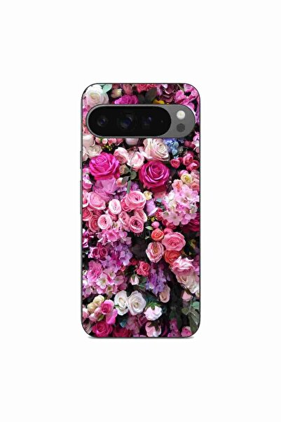 OEM Husa compatibila cu Google Pixel 9 Pro XL Silicon Gel Tpu Model Trandafir...
