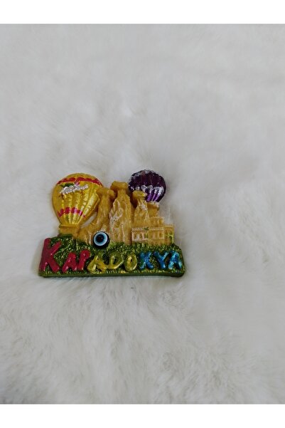 ŞAHMERDANOĞLU Kapadokya Temalı Kabartmalı Polyester Magnet - Renkli Balonlar ...
