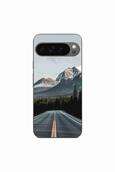 OEM Husa compatibila cu Google Pixel 9 Pro XL Silicon Gel Tpu Model Mountain ...