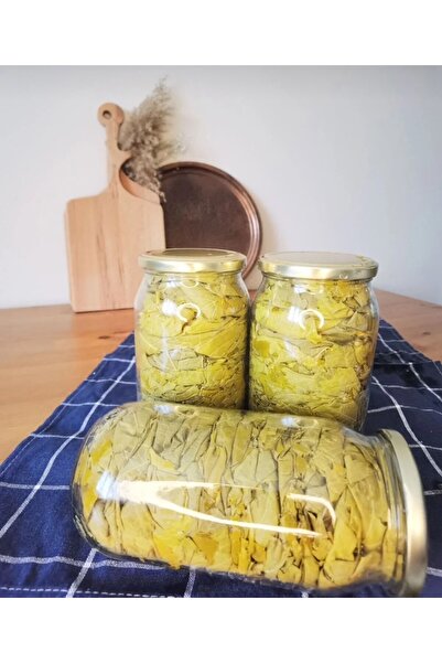 ASMA YAPRAK Kuru Basım Bağ Asma Yaprağı 1'lik Cam Kavanoz Net: 450 Gr. Yaprak...