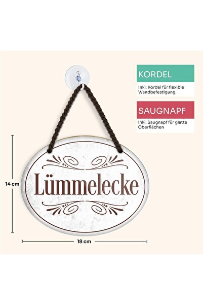 Other schilderkreis24 Tin sign funny saying "Rascal's Corner" decoration gift...