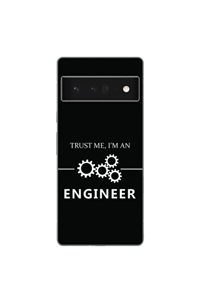 OEM Husa compatibila cu Google Pixel 6 Pro Silicon Gel Tpu Model Engineer