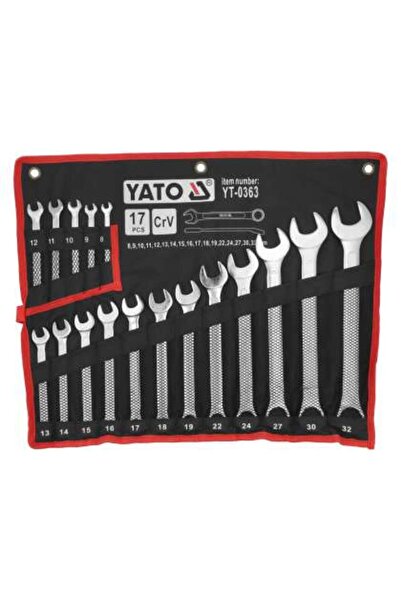 yato Set chei combinate din satin 8-32mm, 17 bucăți