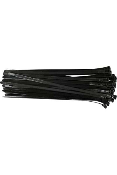 yato Colier Plastic Reutilizabil 7,6X300Mm 50 Buc, Negru
