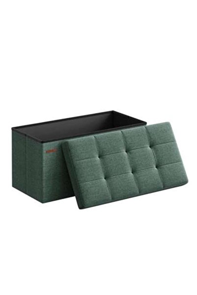 Romprofix Taburet Pliabil Depozitare Dublu - 76x38x38cm / Verde