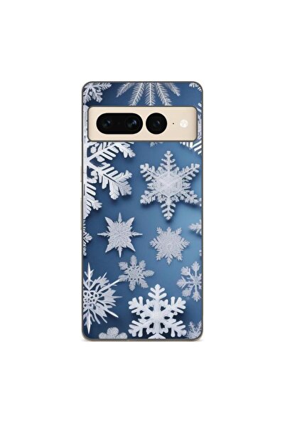 OEM Husa compatibila cu Google Pixel 7 Pro Silicon Gel Tpu Model Fulgi de Zapada