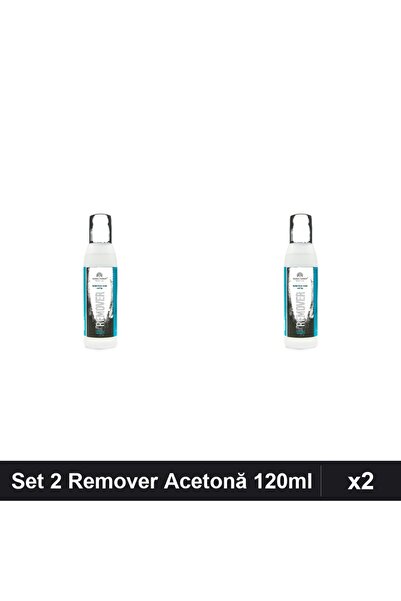 global fashion Set 2 Remover Acetonă 120ml, Îndepărtare Ojă Semipermanentă și...