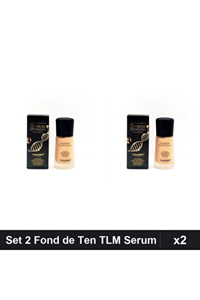TLM Set 2 Fonduri de Ten Serum SPF 15, 30ml, Nr.105, Acoperire Completa