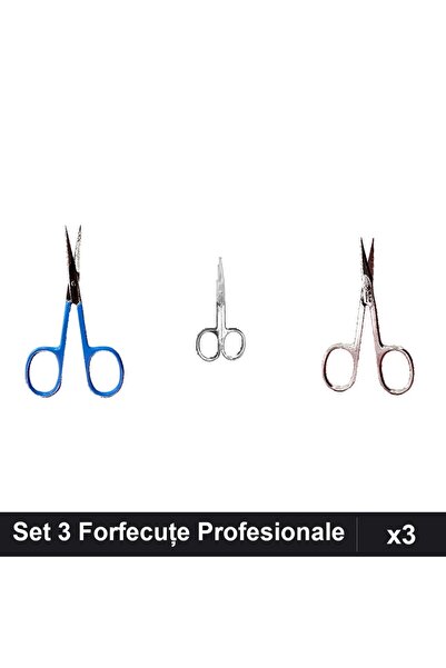 One Group Set 3 Forfecuțe Profesionale Unghii și Cuticule One Group, Manichiură