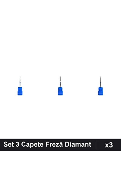 NAİLS Set 3 Capete Freză Diamant Unghii, Manichiură Profesională, Accesorii P...
